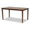 Baxton Studio Minette Modern and Contemporary Grey Fabric and Walnut Brown Finished Wood 6-Piece Dining Set 174-9879-10917-10520-Zoro - alternate 9